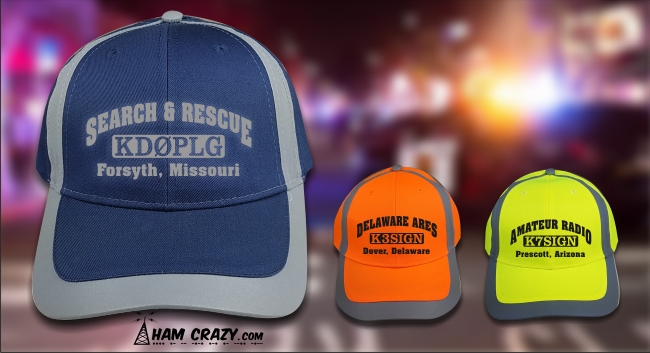 High-Visibility Reflective 3 Line Custom Cap High-Visibility Reflective 3 Line Custom Cap